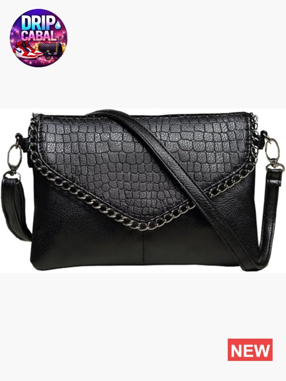 Small Leather Shoulder Bag Clutch Purse Evening Party Handbag
